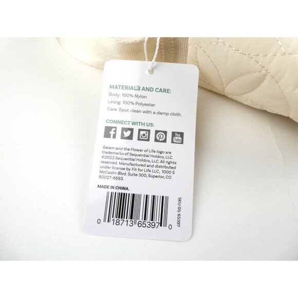 Gaiam Cream Quilted Crossbody Bag NWT - Picture 14 of 14